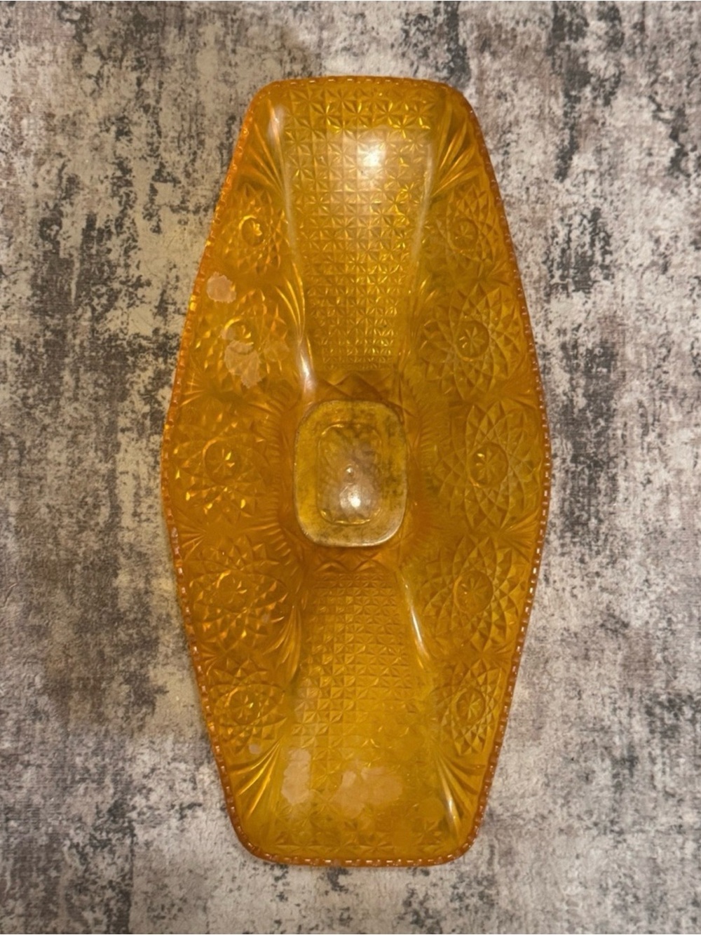 VINTAGE MCM SERVING DISH BOAT